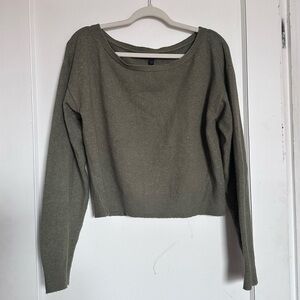 Guess Olive Green Knit Sweater